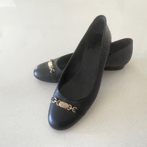 Gucci black flats size 8.5B - Picture 6 of 8